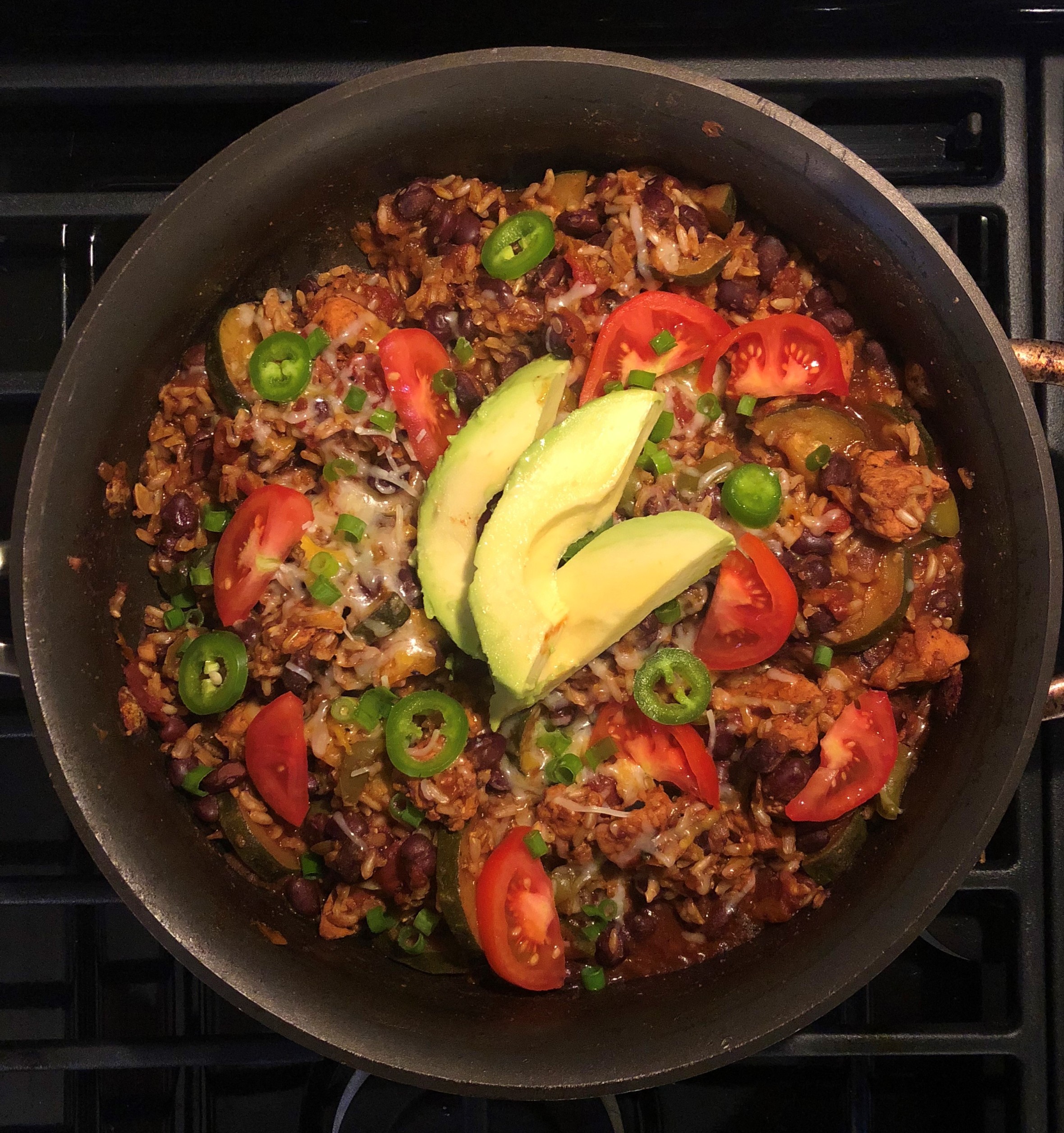 Tex Mex Chicken &amp; Zucchini Skillet – Meals by Mantha